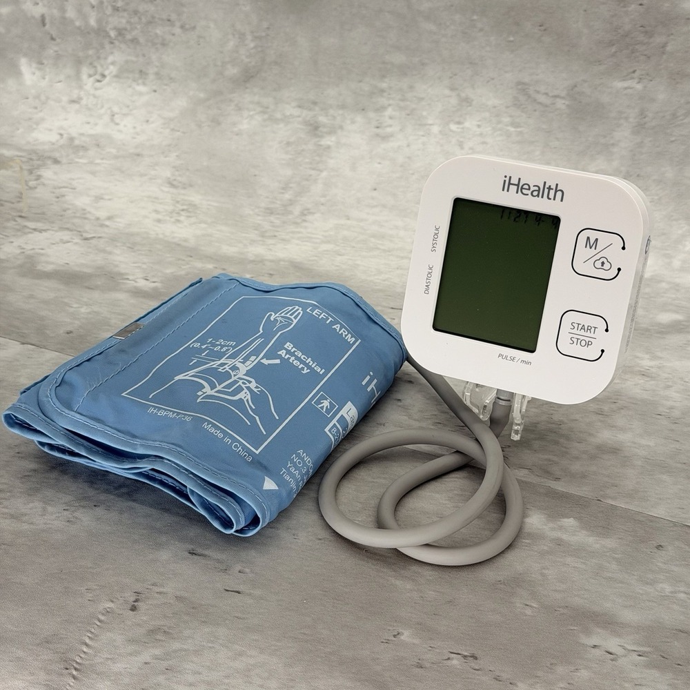 iHealth Smart Upper Arm Track Blood Pressure Monitor, Adjustable CLEAN